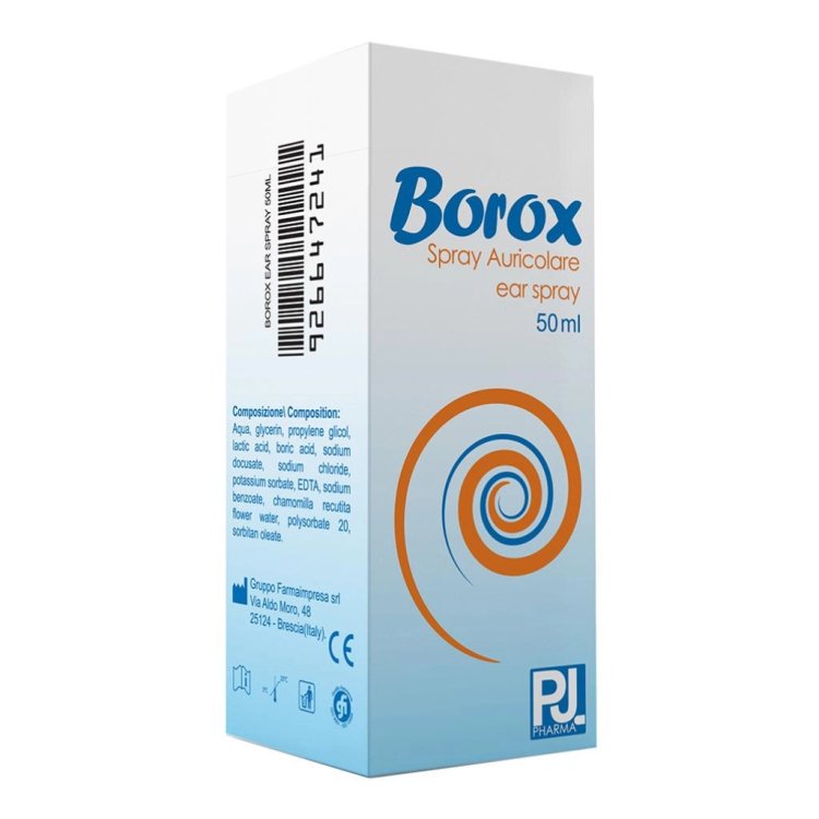 Pharmaspero Borox Soluzione Auricolare per Igiene Orecchio 50ml