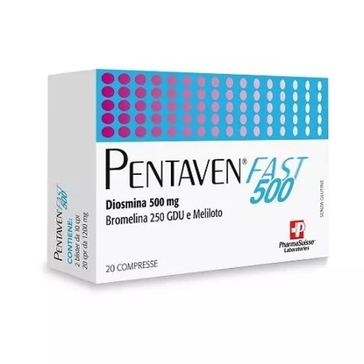 Pentaven Fast 500 Integratore Alimentare per Circolazione 20 Compresse