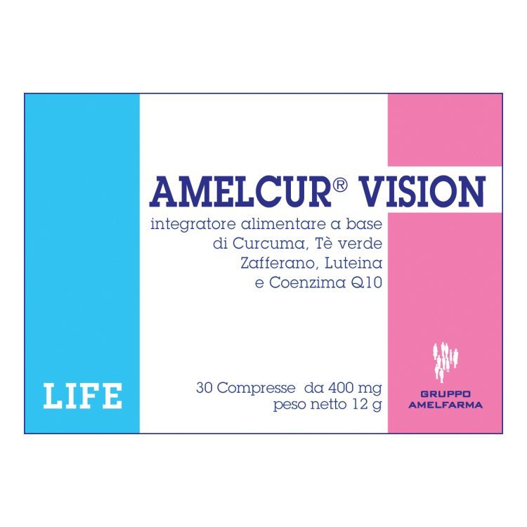 Gruppo Amelfarma Amelcur Vision Integratore Antiossidante - 30 Compresse Gruppo Amelfarma Amelcur Vision Integratore Antiossidante - 30 Compresse