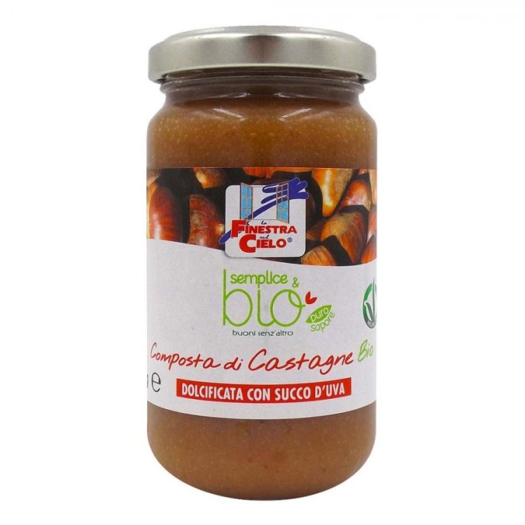 Semplice&Bio Composta di Castagne con Succo d'Uva 220g