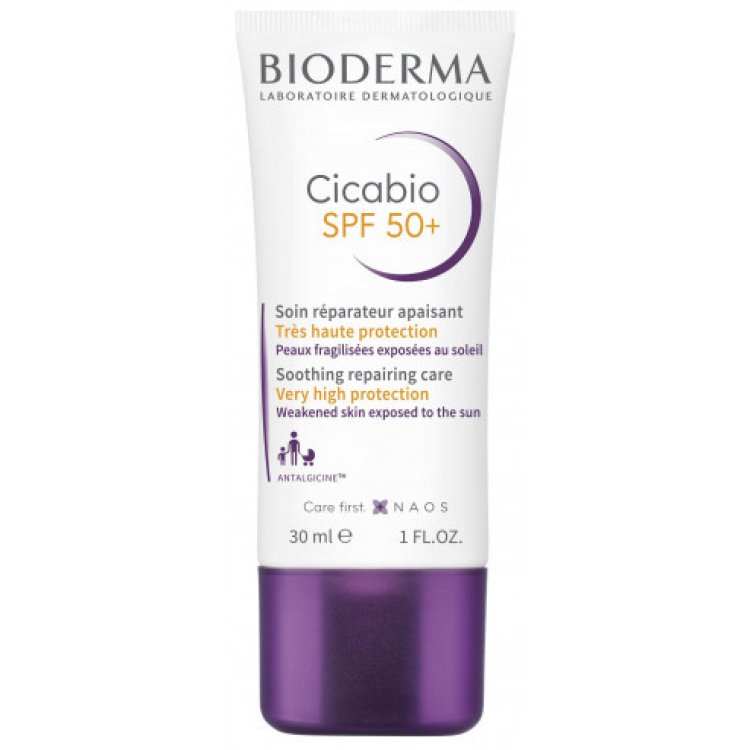 Bioderma Cicabio Crema Ristrutturante Lenitiva SPF50+ 30 ml