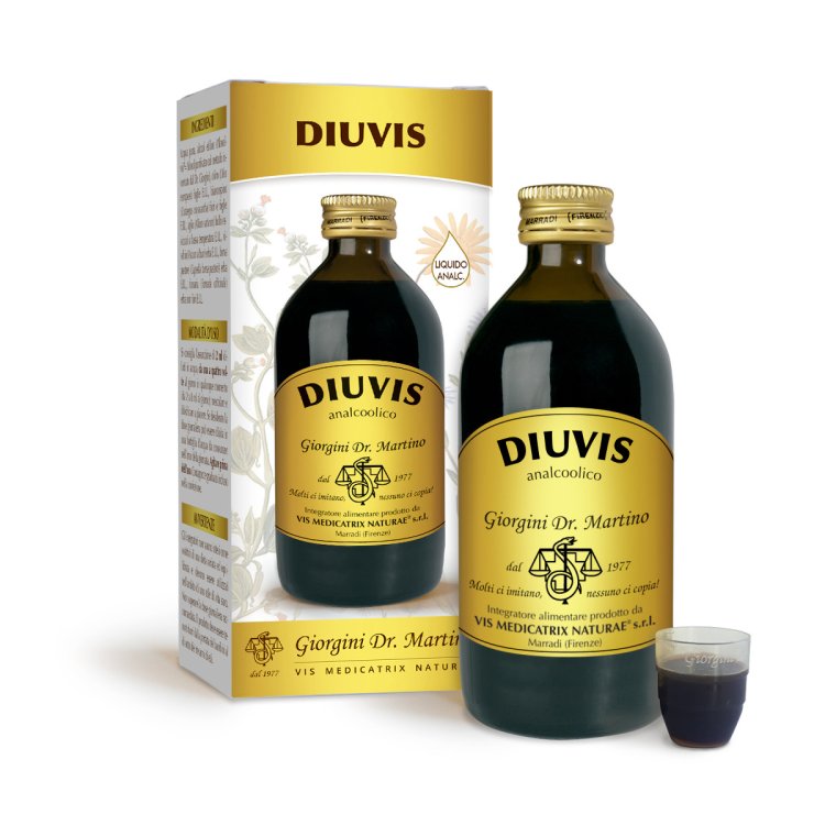 Giorgini Diuvis Integratore Alimentare Liquido Drenante a Base di Erbe Vegano 200ml Giorgini Diuvis Integratore Alimentare Liquido Drenante a Base di Erbe Vegano 200ml