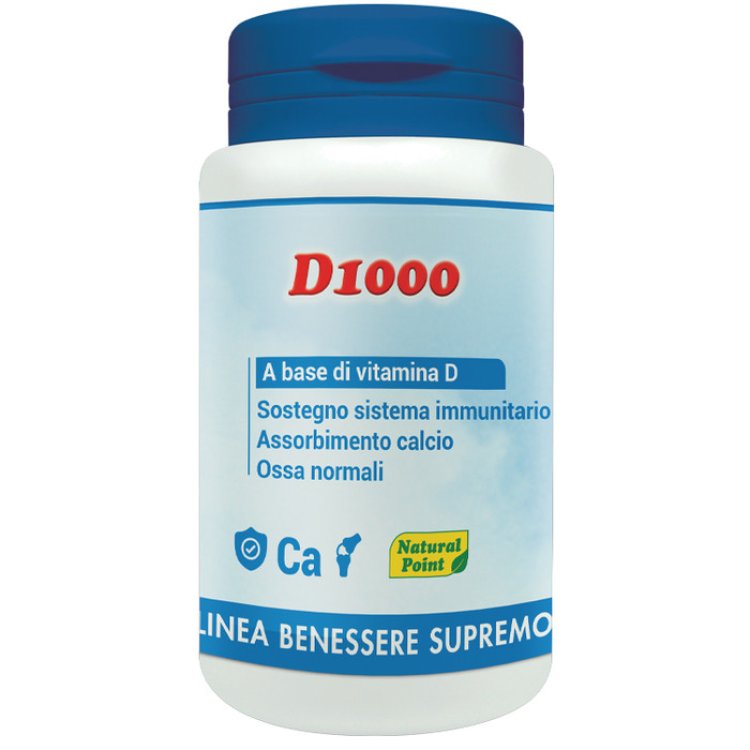 Natural Point D1000 Integratore Alimentare per Sistema Immunitario 70 Capsule Natural Point D1000 Integratore Alimentare per Sistema Immunitario 70 Capsule