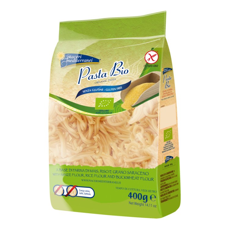 Piaceri Mediterranei Strozzapreti Senza Glutine Bio Pasta Mais Riso Grano Saraceno 400g