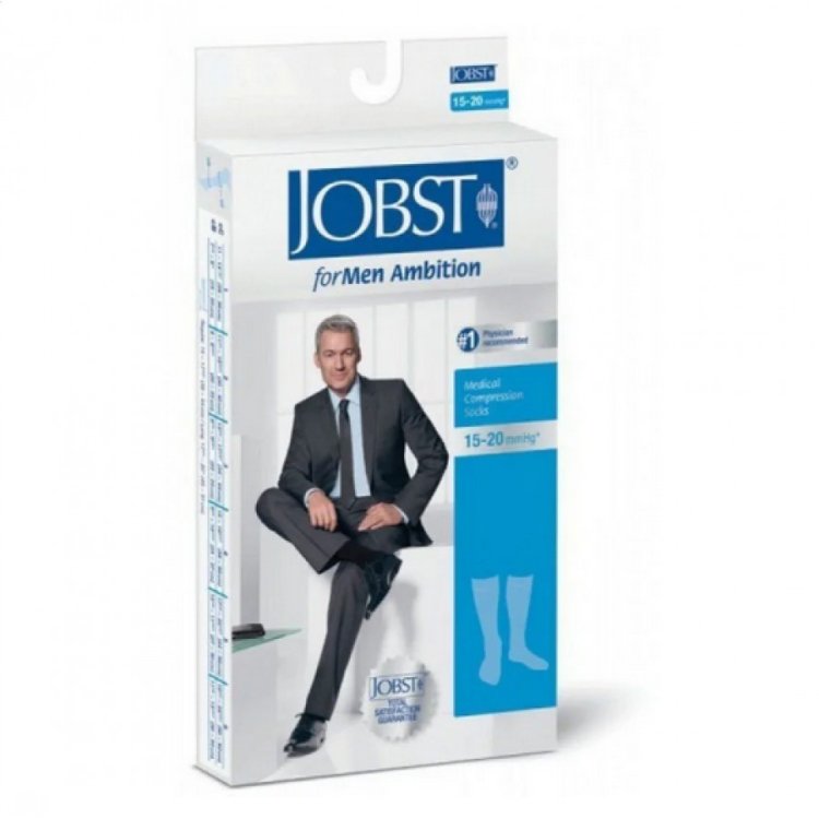 Jobst For Men Gambaletto Compressivo 15-20 mmHg Blu Taglia 3