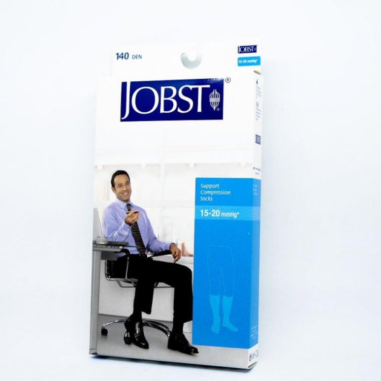 Jobst For Men Calza Compressiva Gambaletto Blu 15-20mmHg Taglia 5