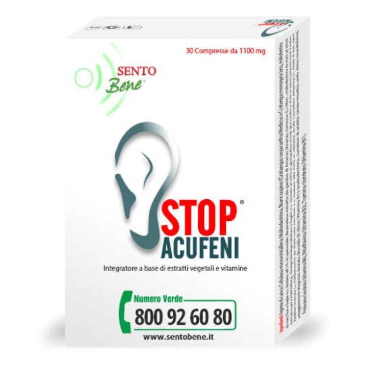Farmadpi&ugrave; Stop Acufeni Integratore Alimentare per Acufeni 30 Compresse
