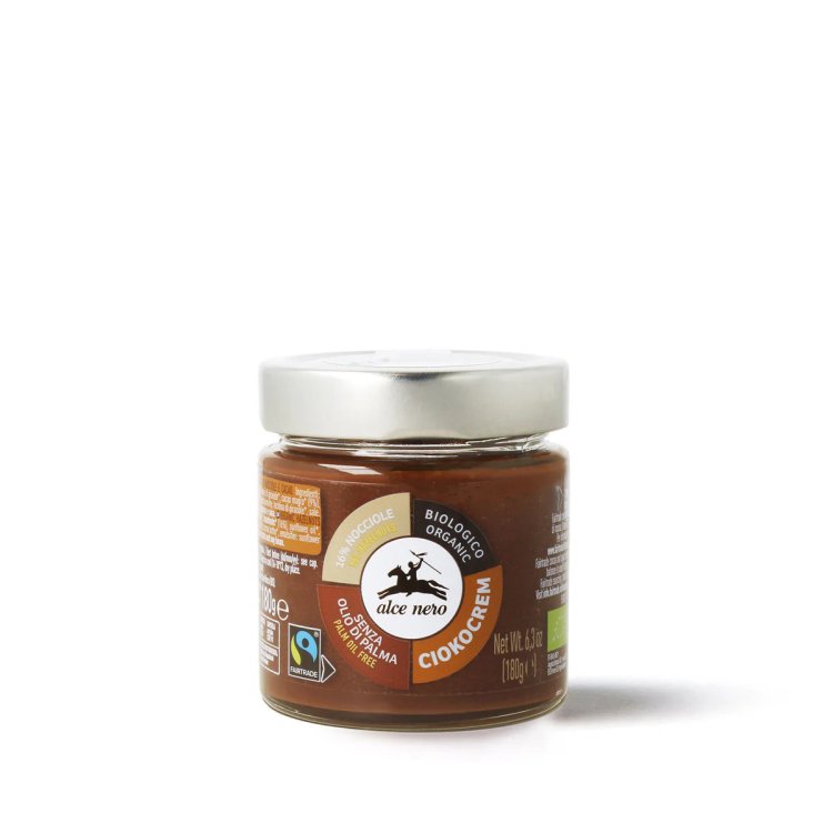 Alce Nero Ciokocrem Crema di Nocciole Spalmabile Biologica 180 g