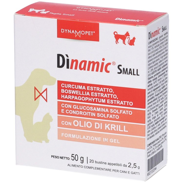 Dinamic Integratore per Articolazioni Cani e Gatti 20 Bustine