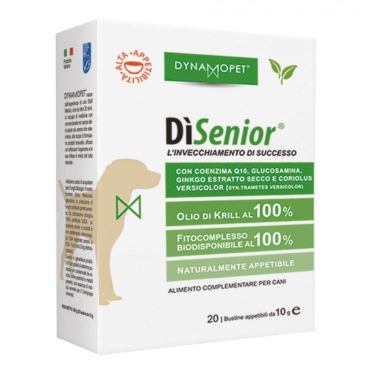 Disenior Integratore Alimentare per Cani Supporto Articolare 20 Bustine