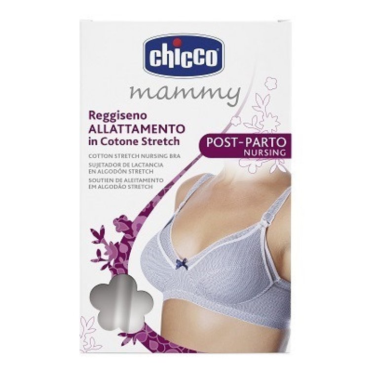 Chicco Mammy Reggiseno Allattamento Cotone Fantasia con Ganci Taglia 5D