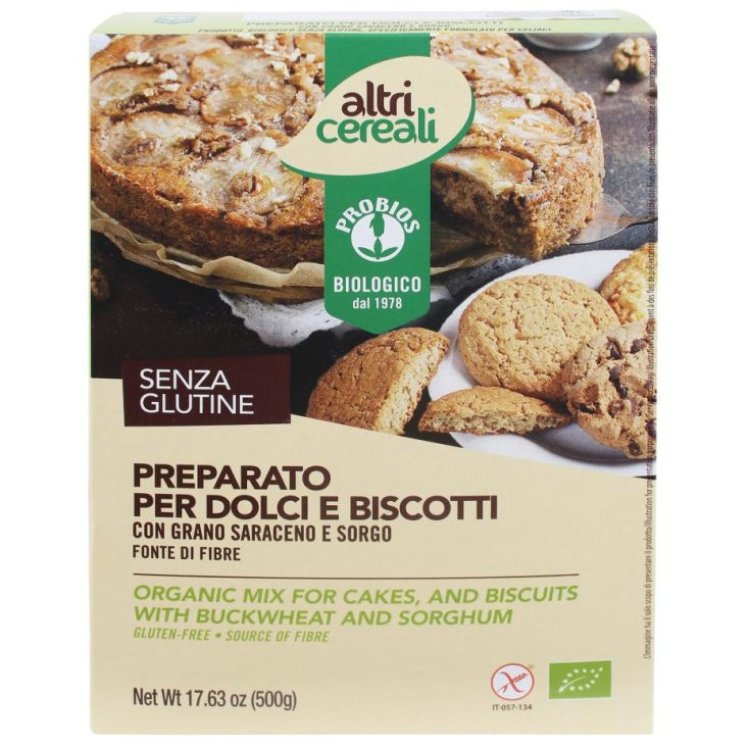 Probios Altri Cereali Preparato per Dolci Senza Glutine 500g