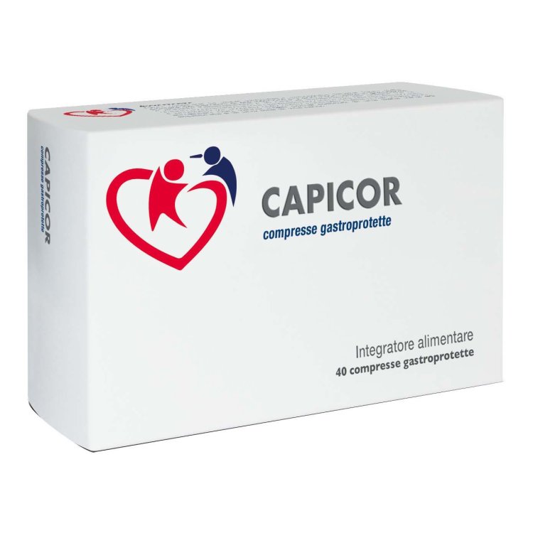 Capietal Capicor Integratore Alimentare per Colesterolo Riso Rosso 40 Compresse