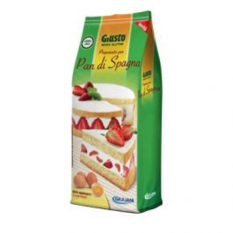 Giusto Preparato per Pan di Spagna Senza Glutine per Celiaci 480 g