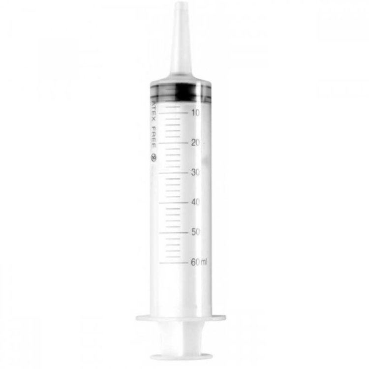Extrafine Siringa Ipodermica 50-60ml Senza Ago Catetere
