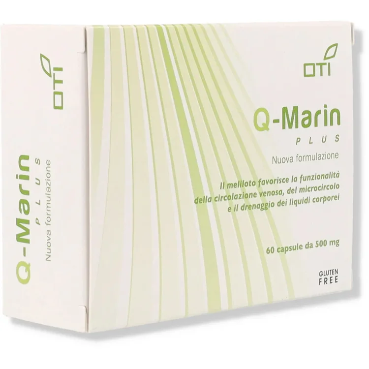 Oti Q Marin Plus Integratore per Circolazione e Microcircolo, 60 Capsule