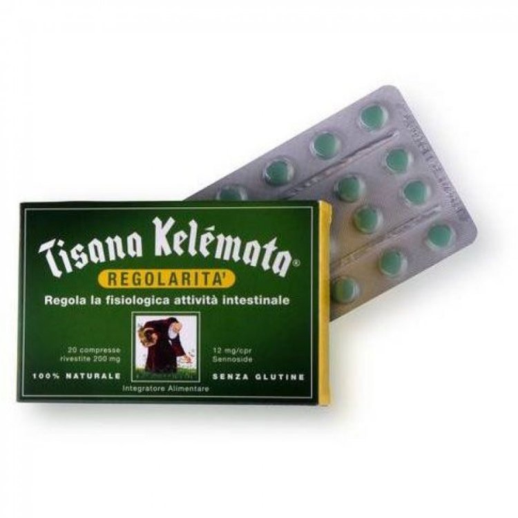 Tisana Kelemata Regolarit&agrave; Integratore Intestinale 20 Compresse