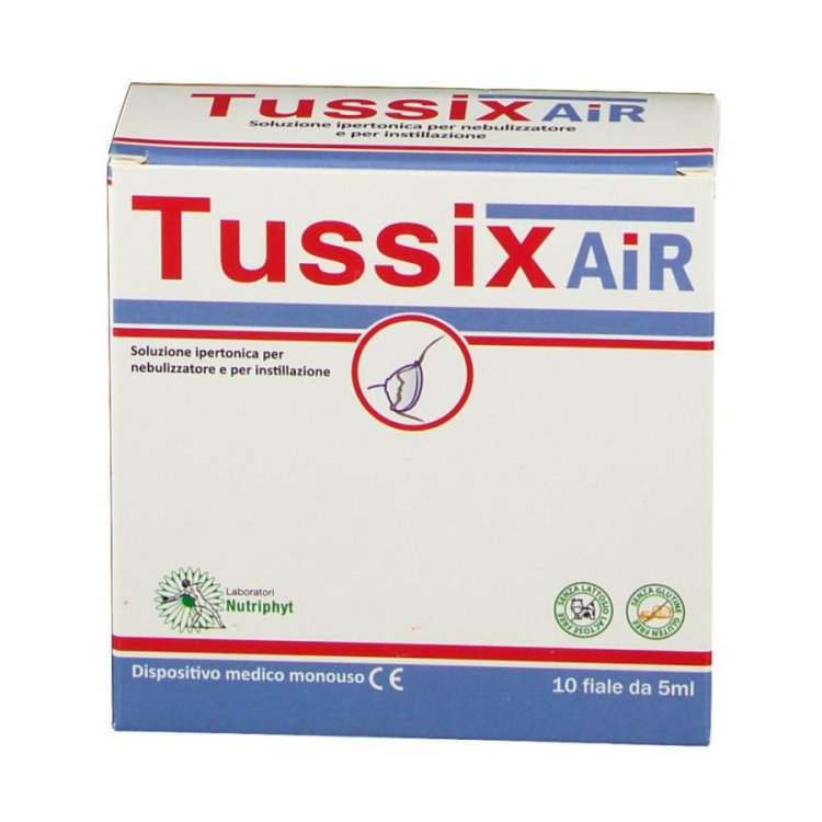 Laboratori Nutriphyt Tussix Air Soluzione Ipertonica per Vie Respiratorie 10 Fiale