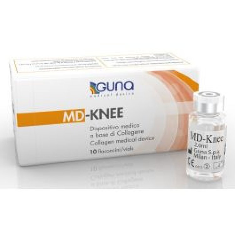 Guna MD-Knee Dispositivo Medico Iniettabile a Base di Collagene 10 Flaconcini