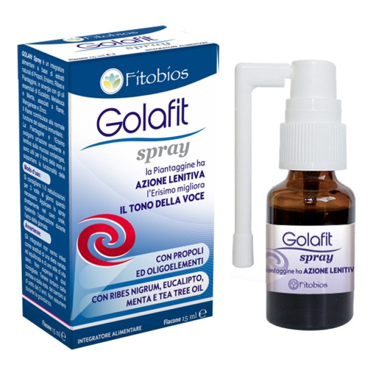 Fitobios Golafit Spray Integratore Benessere Naso e Gola 15ml