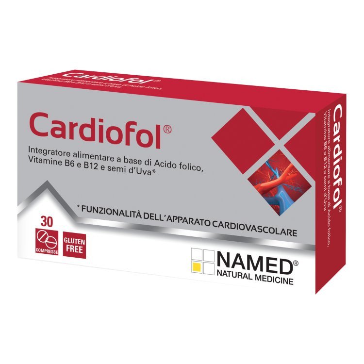 Named Cardiofol Integratore Folato Vitamine B6 B12 Cardiovascolare 30 Compresse