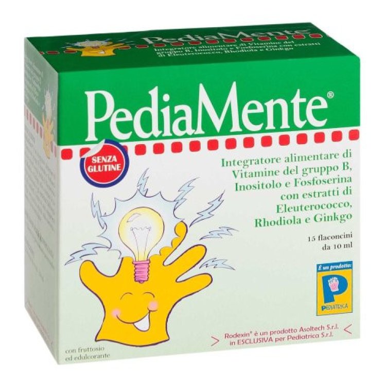 Pediatrica PediaMente Integratore Bambini Memoria 15 Flaconcini 10ml Vitamine B Pediatrica PediaMente Integratore Bambini Memoria 15 Flaconcini 10ml Vitamine B