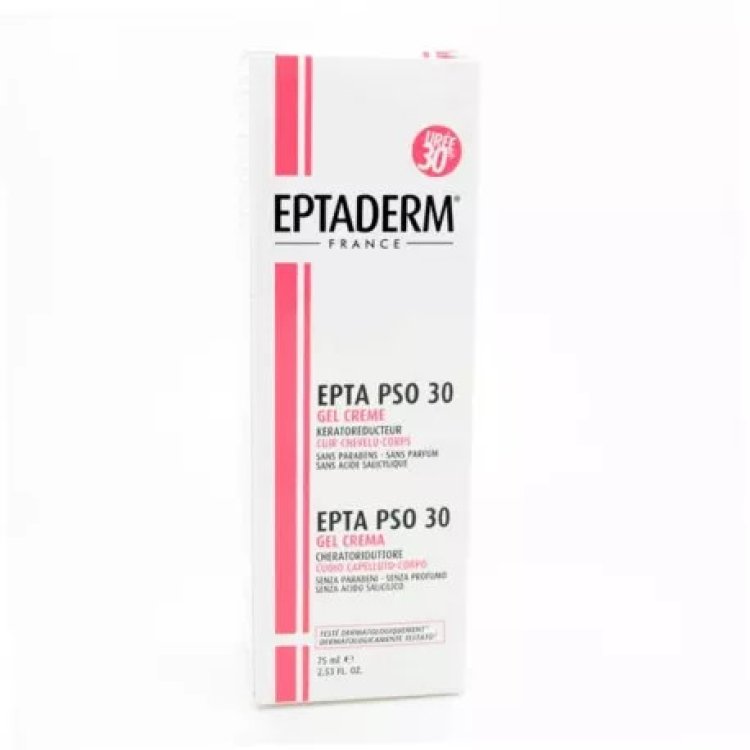 Eptaderm Epta Pso 30 Gel Crema Corpo e Capelli per Pelli Ipercheratosiche 75ml
