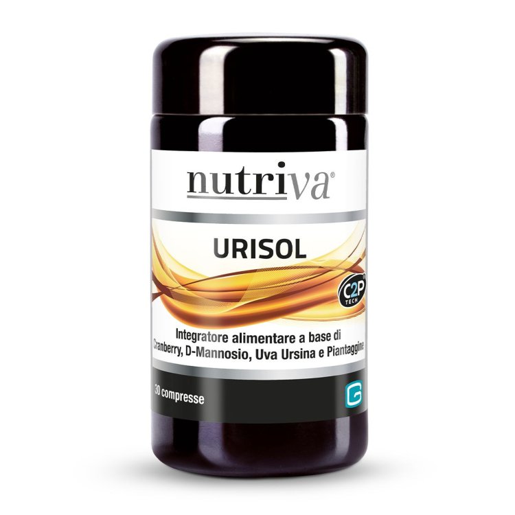 Nutriva Urisol Integratore Vie Urinarie Cranberry e D-Mannosio 30 Compresse