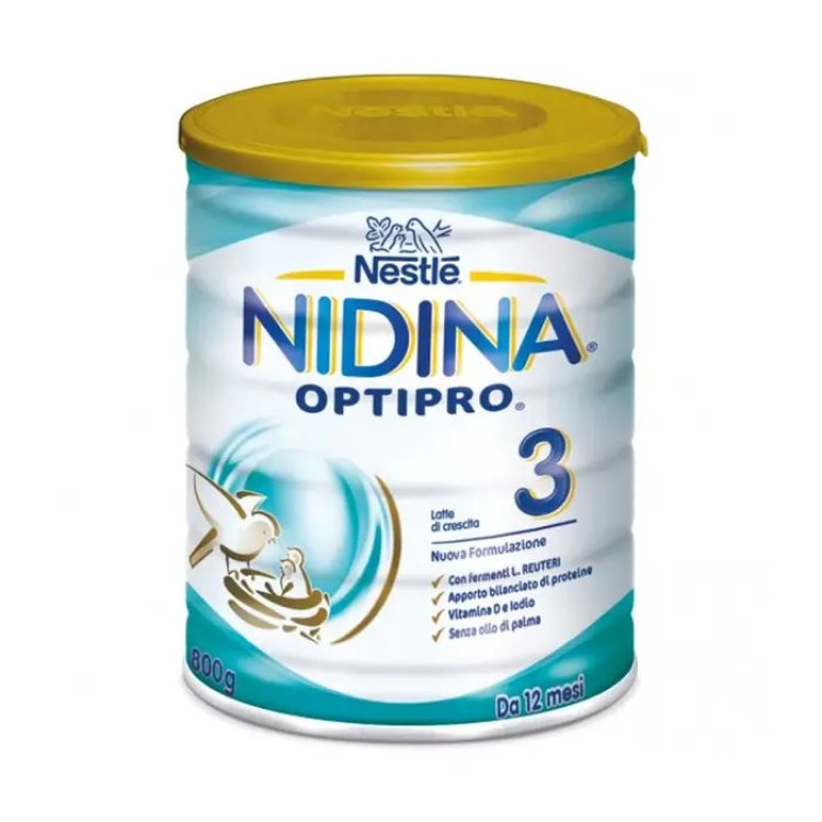 Nestl&eacute; Nidina Optipro 3 Latte di Crescita in Polvere per Bambini 12-24 Mesi