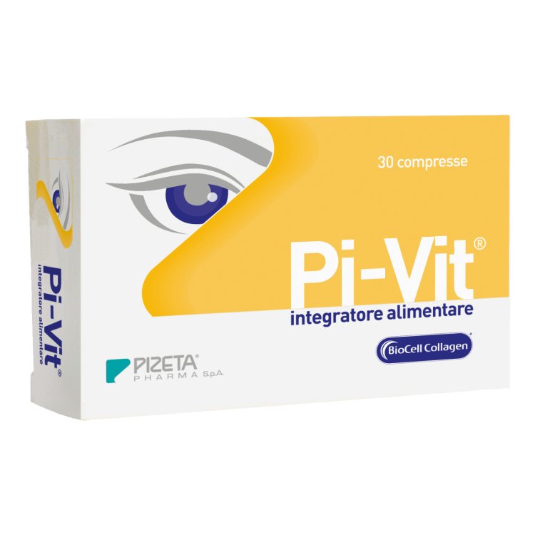 Pizeta Pi-Vit Integratore Alimentare con Glucosamina e Collagene, 30 Compresse Pizeta Pi-Vit Integratore Alimentare con Glucosamina e Collagene, 30 Compresse