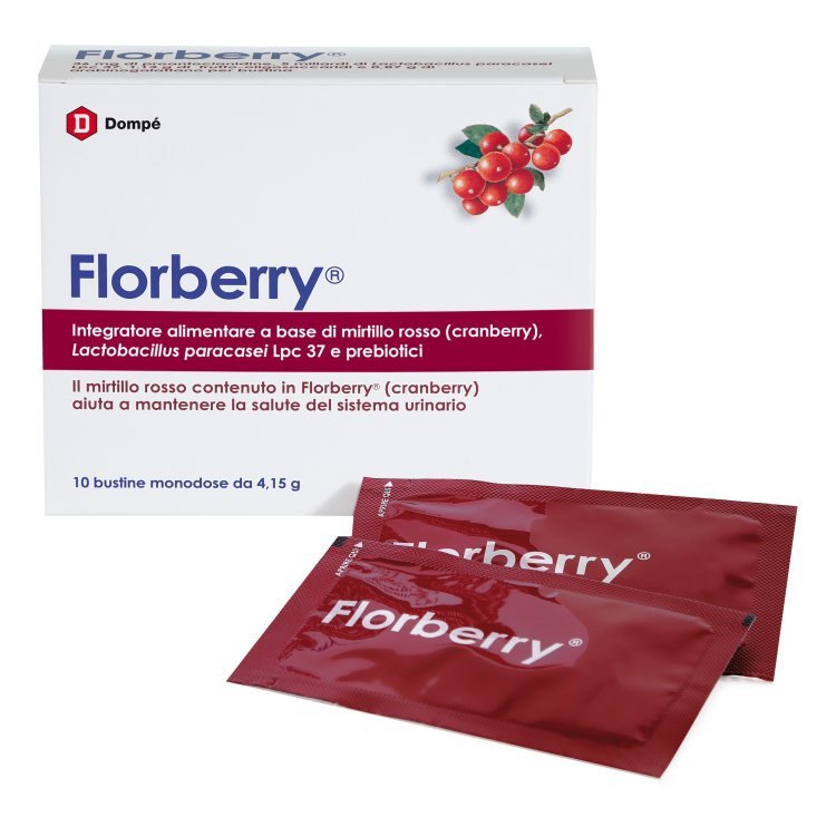 Florberry Integratore Alimentare per il Sistema Urinario 10 Bustine