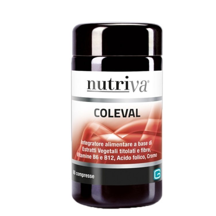 Nutriva Coleval Integratore per Benessere Cardiovascolare e Colesterolo 60 Compresse