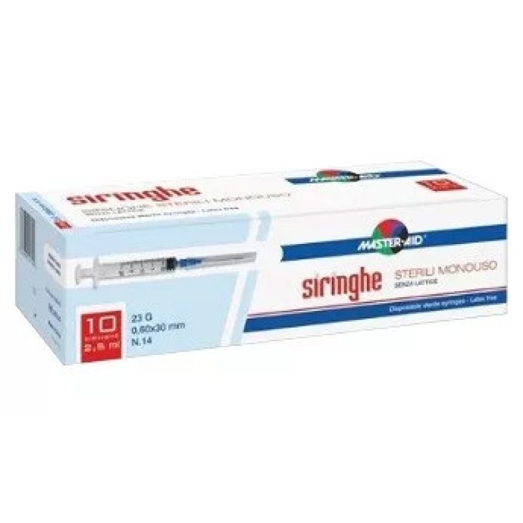 Master Aid Siringa per Venipuntura 5 ml G23, 10 Pezzi Master Aid Siringa per Venipuntura 5 ml G23, 10 Pezzi