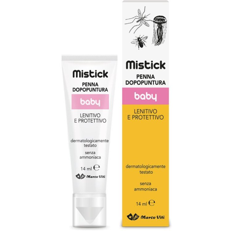 Marco Viti Mistick Baby Penna Dopopuntura Sollievo da Punture Insetti 14 ml