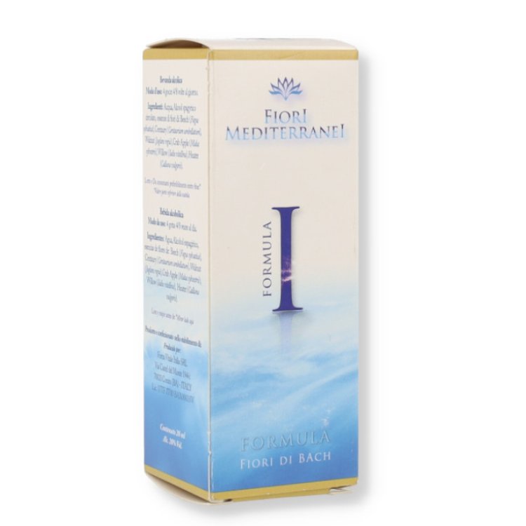Forza Vitale Italia Formula I Fiori Mediterranei Gocce Rimedio Emozionale 20ml
