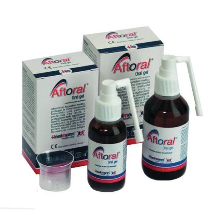 Pharmarei Aftoral Oral Gel Spray Soluzione Idratante e Lenitiva 100ml