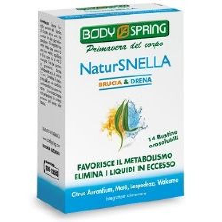 Body Spring NaturSnella Brucia e Drena Integratore Drenante - 14 Bustine