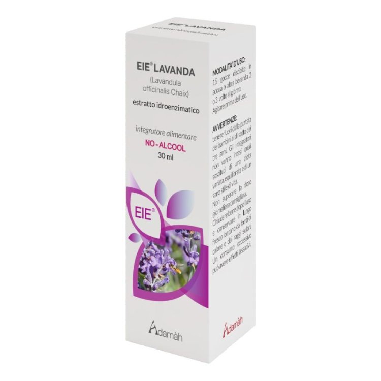 Adamah Integratore Naturale Lavanda Gocce per Rilassamento e Sonno 30ml