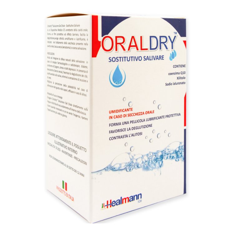 Pharmarei Oraldry Sostitutivo Salivare Dispositivo Medico 2 Pezzi da 30 ml Pharmarei Oraldry Sostitutivo Salivare Dispositivo Medico 2 Pezzi da 30 ml