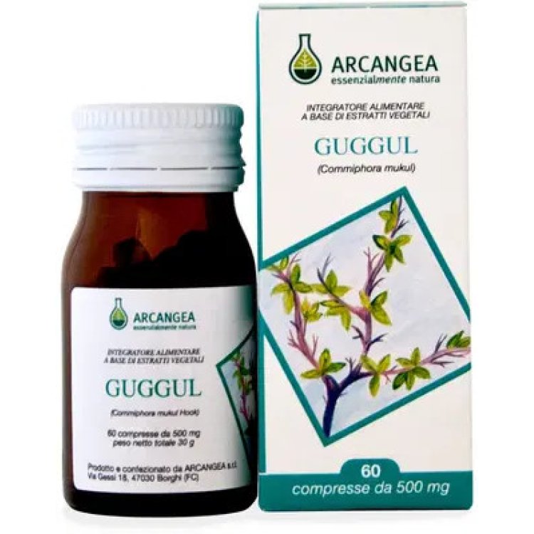 Arcangea Guggul Integratore Alimentare per Colesterolo e Metabolismo - 60 Capsule
