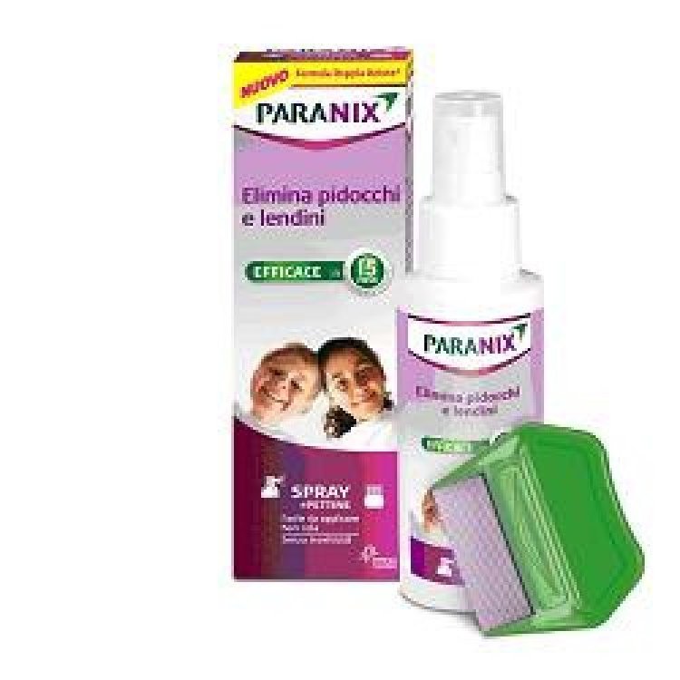 Paranix Spray Trattamento Antipediculosi Pidocchi e Lendini 100 ml + Pettine