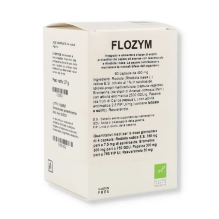 Oti Flozym Integratore Enzimatico per Difese Organismo 60 Capsule Oti Flozym Integratore Enzimatico per Difese Organismo 60 Capsule
