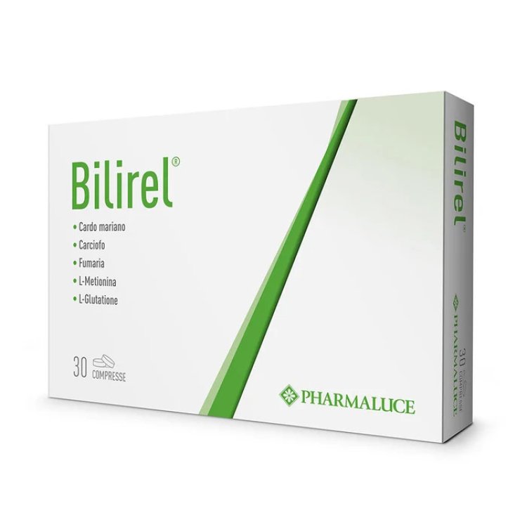 Pharmaluce Bilirel Integratore per Fegato con Cardo Mariano 30 Compresse Senza Glutine