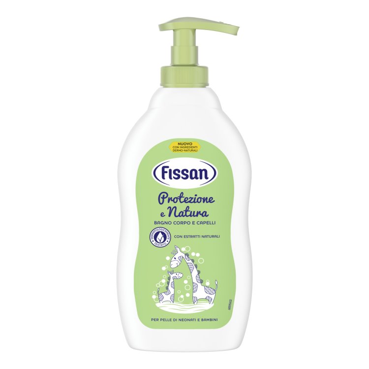 Fissan Baby Protezione e Natura Bagno Corpo e Capelli Delicato 400ml