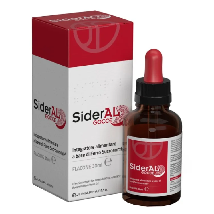 Sideral Gocce Integratore Alimentare Ferro Sucrosomiale per Carenza Ferro 30 ml Sideral Gocce Integratore Alimentare Ferro Sucrosomiale per Carenza Ferro 30 ml