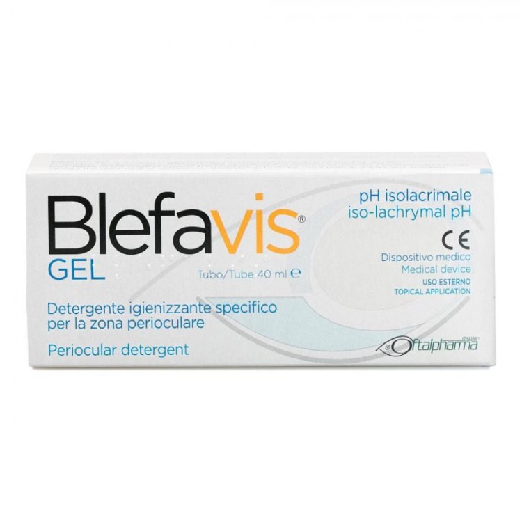 Oftalpharma Blefavis Gel Occhi Dispositivo Medico per Palpebre e Ciglia 40ml