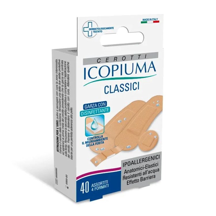 Icopiuma Cerotto Classico Mix, 40 Pezzi, Ipoallergenici
