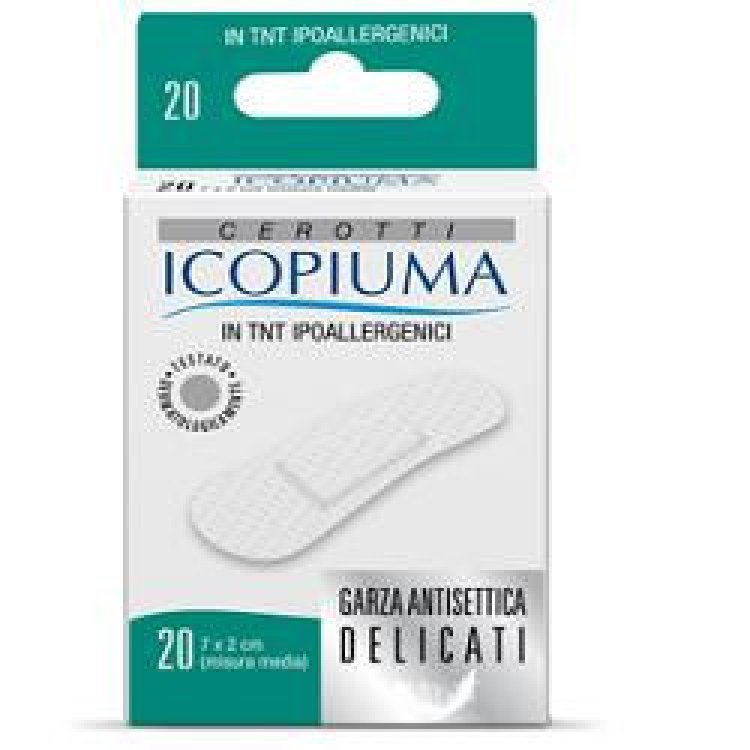 Icopiuma Cerotti Trasparenti Grandi 7x3 cm, 20 Pezzi
