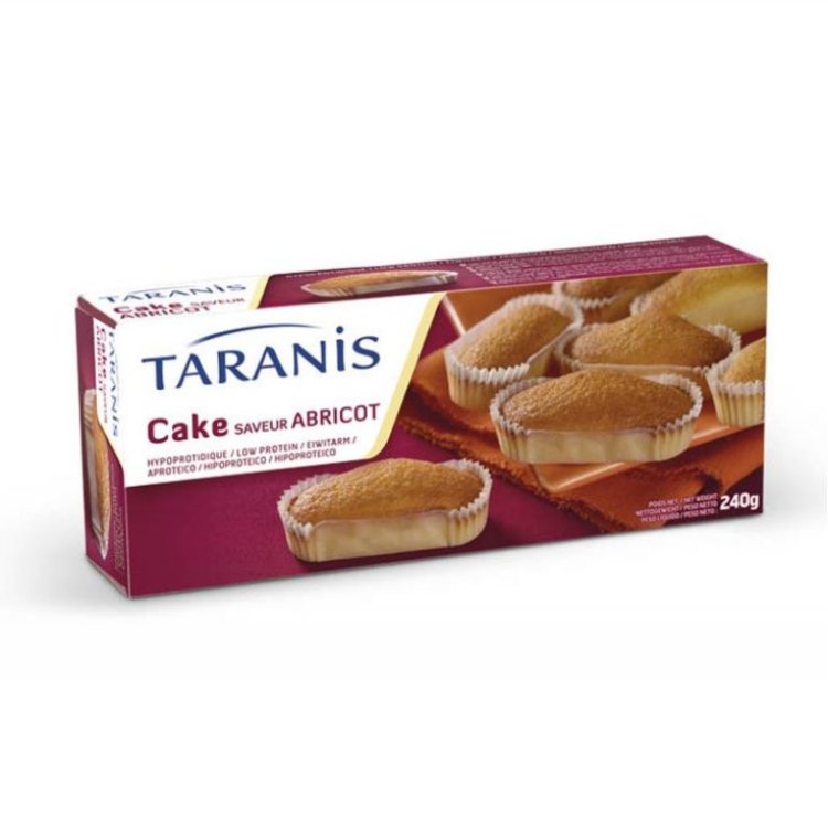 Taranis Tortina Albicocca Plumcake Aproteico per Diete da 240g