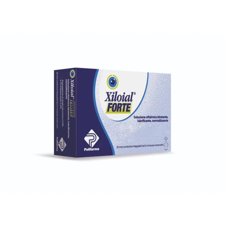 Xiloial Forte Monodose Gocce Oftalmiche Lubrificanti 20 Flaconcini